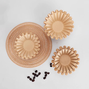 Filtres à café sans chlore FSC, filtres à café jetables en papier, compatibles avec le filtre à café <span class=keywords><strong>Kalita</strong></span> Wave pour le préparation du café par infusion - Product Image 1