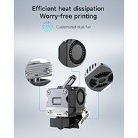 Kit de mise à niveau officiel Creality 3D Sprite Extruder Pro à entraînement direct pour Ender 3/Ender 3 V2, 5,12 x 5 x 3,07 pouces, 1,79 livres