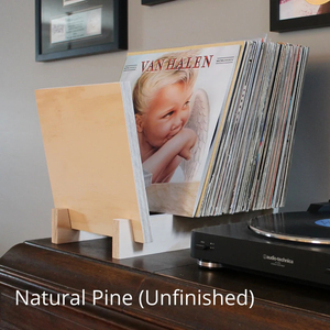 202504 Wood Vinyl Record Stand 80 <strong>LP</strong> <strong>Storage</strong> Display Rack Album Crate Holder Organizer for Vinyl Display <strong>Storage</strong> - Product Image 2