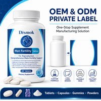 Complément alimentaire pour la santé reproductive masculine OEM avec Maca, CoQ10, L-Carnitine, Zinc et Sélénium, étiquette privée, 60 comprimés