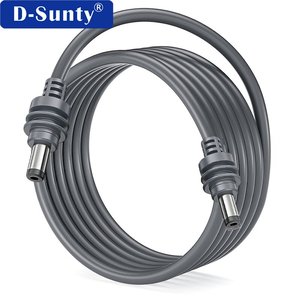 Cable de Alimentación CC Starlink Mini, Entrada de 12V-24V, Cable de Alimentación CC Impermeable de 18AWG para Antena Parabólica Starlink Mini, RV, Camping, Aire Libre - Product Image 1