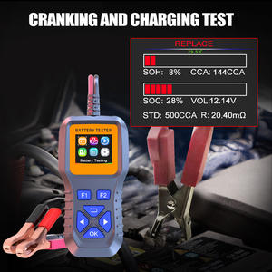 เครื่องทดสอบแบตเตอรี่รถยนต์ OBD2 12V เครื่องวิเคราะห์ระบบสตาร์ทเตอร์/ระบบชาร์จ <span class=keywords><strong>ทดสอบ</strong></span>โหลดยานยนต์ สำหรับรถยนต์ รถบรรทุก รถจักรยานยนต์ รับประกัน 2 <span class=keywords><strong>ป</strong></span>ี - Product Image 2