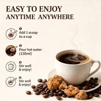 Poudre de café énergétique Maca, mélange de boisson instantanée pour hommes, vitalité et endurance, rafraîchissement rapide, 100g