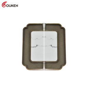 Yüksek kaliteli ana kapı kolu mermer giriş kapı kolu ahşap kare kapı kolu - Product Image 2