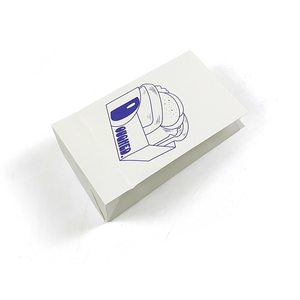 Sac en papier biodégradable et recyclable, esthétique et tendance, avec logo, sans <span class=keywords><strong>cordon</strong></span>, pour <span class=keywords><strong>boulangerie</strong></span>, pâtisserie, et restaurants de burgers (vente en gros) - Product Image 2
