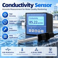 Capteur de conductivité électrique en plastique CDT-1T1B Sonde de salinité EC en ligne pour l'eau Affichage LCD Garantie 1 an pour l'aquaculture des poissons