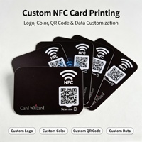 Carte NFC personnalisée NFC Tag 424 DNA 57x41mm pour téléphone