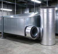 Rouleau d'isolation en mousse de caoutchouc avec feuille d'aluminium, résistant à la chaleur, barrière acoustique pour toiture, conduit, mur, isolation des bâtiments