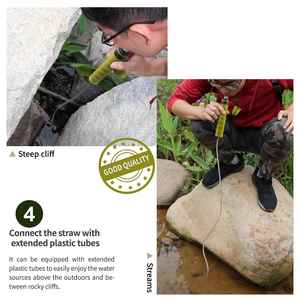 99.9 % Virus Removal Survival Water Purifier Kit Outdoor Drinking Straw Water Filter - Product Image 5