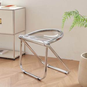 Taburete Plegable de <span class=keywords><strong>Segunda</strong></span> <span class=keywords><strong>Mano</strong></span>, Sencillo, Moderno y Artístico, Mueble para el Hogar, Silla de Comedor, Mesa de Centro Pequeña Creativa para Dormitorio - Product Image 5