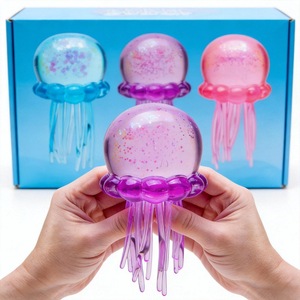 Jouet compressible en forme de méduse en maltose, matériau Tpr, anti-stress pour enfants et adultes - Product Image 3