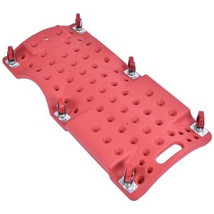 Carrinho de Mecânico de Plástico de Alta Qualidade 40 Polegadas com 6 Rodas Vermelho para Inspeção em Garagem - Product Image 4