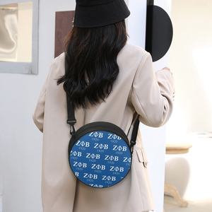 Sac à bandoulière rond personnalisé ZPB Zeta Phi Beta 1920, grand sac à dos à lettres <span class=keywords><strong>grecques</strong></span> pour sororité et fraternité, sac à bandoulière simple pour femme - Product Image 3