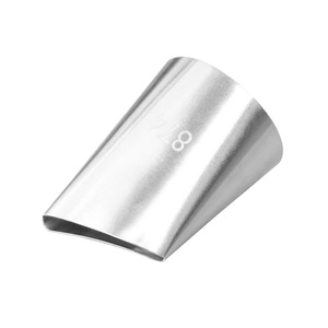874 Rose Petal Butter Piping Tip 304 Stainless Steel Cake Decorating Tool Reusable Extra Large Baking Accessory - Product Image 5