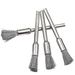 Pencil Wire Wheel Brush Mini Steel 3mm Shank <b>Polishing</b> Wheel DIY OEM <b>for</b> <b>Drill</b> Rotary Tools Accessories - Product Image 1