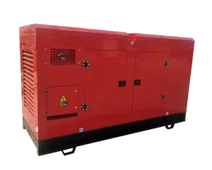 Generator diesel sunyi, generator diesel tunggal tanpa sikat tiga fase tunggal kebisingan rendah 60KW 80kW 50kW 15kW 20kW