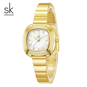 Elegante Reloj de Pulsera para Mujer con Correa de Cuero con Textura de Bambú, Cristal Mineral Resistente a los Arañazos - Product Image 1