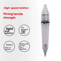 Angelköderlampe 12cm IP68 RGB Blau & Grün LED Wiederaufladbare Tiefsee Unterwasser Nachtangellicht 500m Beleuchtungsreichweite