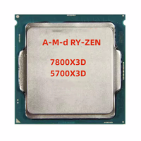 Procesador de Escritorio CPU Core A-M Ry Z-en 7800X3D 5700X3D de 5.0GHz con Tecnología 3D V-Cache