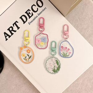 Portachiavi in Acrilico Personalizzabile con Fiori e Citazioni Motivazionali, Ornamento per Borse, Ideale per Boutique e Regali Promozionali - Product Image 6