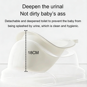 Productos Multifuncionales para Bebés, <span class=keywords><strong>Inodoro</strong></span> de Entrenamiento para Niños, Diseño Colgante, Urinario de Plástico para Niños, Barril Desmontable, Fácil de Limpiar - Product Image 3