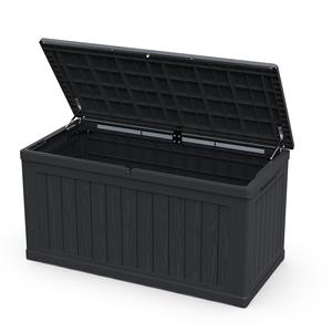 Vente en gros de boîte de rangement extérieure de 230 gallons, boîte de rangement pour patio en résine imperméable verrouillable, directement de l'usine, pour outils de jardin - Product Image 6