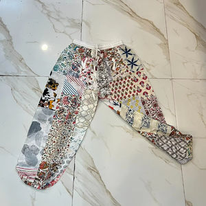 Pantalon Harem Patchwork Taille Unique Ample et Confortable pour Toutes les Tailles – Fournisseur Indien - Product Image 1