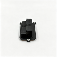 Dissipateur thermique en aluminium OEM/ODM personnalisé pour appareil photo, peint en noir, à 6 ailettes, avec caloduc en cuivre, entièrement personnalisable, certifié ISO usine
