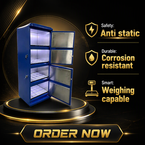 Intelligent Chemical Reagent Storage <b>Cabinet</b> Smart Laboratory Storage Unit Double Lock RFID Tracking University Lab Use - Product Image 6