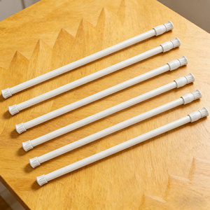 Rail de plafond ARODDY, design Bay, barre de suspension pour rideaux, noir, Cornej - Product Image 1