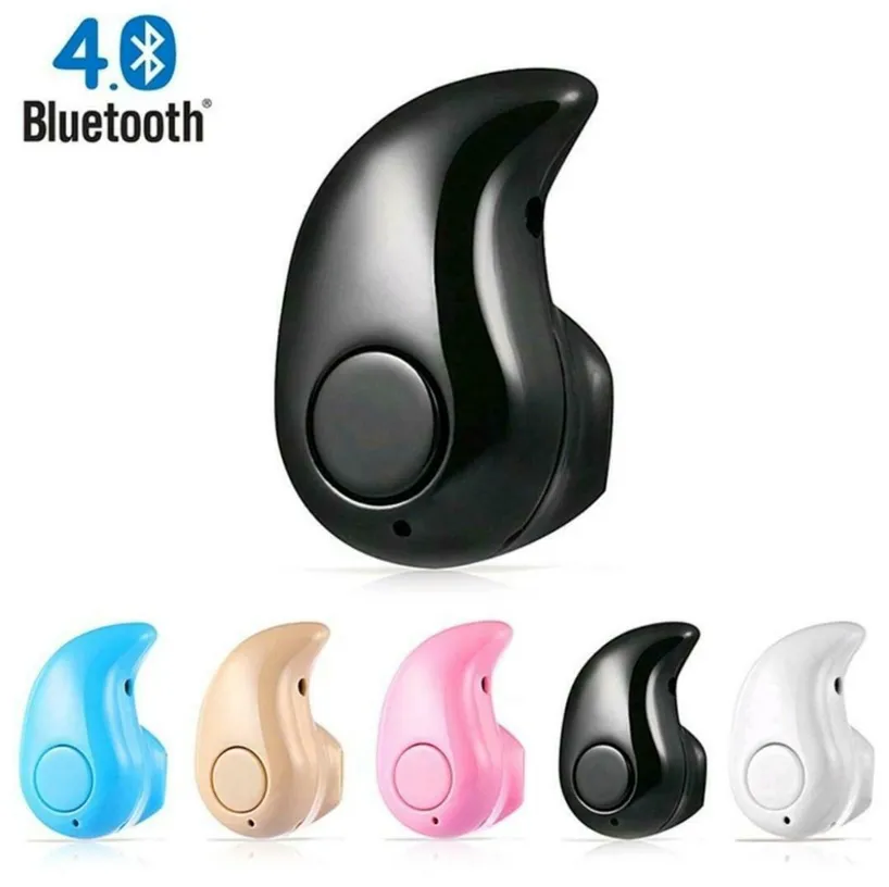 Mini fone de ouvido bluetooth wireless, fone de ouvido intra auricular s530 mãos livres e com áudio estéreo e bluetooth