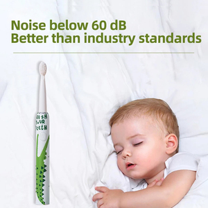 Brosse à dents sonique imperméable à l'eau à motif girafe, brosse à dents électrique rechargeable pour enfants, brosse à dents électrique de dessin animé pour enfants - Product Image 2