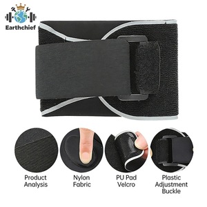 Al por mayor: Soporte estabilizador de antebrazo y codo para tenis y golfistas, banda de brazo para alivio del dolor, protector de codo con correa, Coderas - Product Image 2
