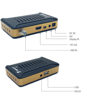 Dsport DVB-S2 FTA Decoder dengan Wifi Terintegrasi, Penerima TV Satelit Digital Full HD 1080P, Penerima TV Mini Free to Air untuk Afrika