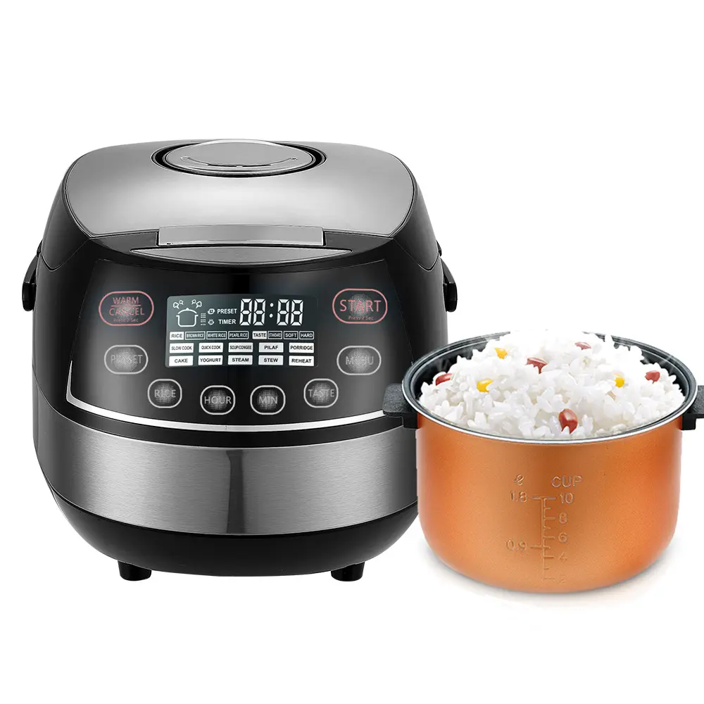 Indonesien Elektro kochen Smart Multi cooker Lebensmittel qualität großen Low Carbo Reiskocher Edelstahl 304