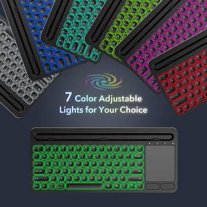 Cầu Vồng <span class=keywords><strong>Backlit</strong></span> Bàn Phím Đa-Màu Cấu hình Thấp Yên Tĩnh Phím Cho PC Máy Tính Xách Tay & Máy Tính Để Bàn - Product Image 2