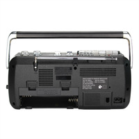 Enregistreur de cassettes rétro, lecteur de cassettes, haut-parleur extérieur, radio AM FM SW 4 bandes, lecteur USB SD MP3, lecteurs de disques