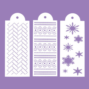 Espray de aerógrafo de plástico para decoración de pasteles, <span class=keywords><strong>plantillas</strong></span>, moldes, molde de decoración para hornear - Product Image 5