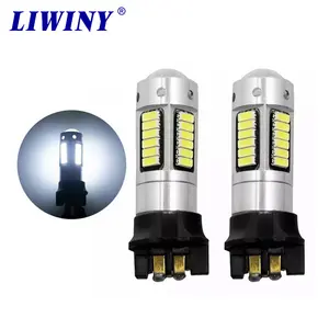 Liwiny-luz LED para correr, PW24W, 4014, 30SMD, de alta potencia, para uso diario, enchufe, Faro de burbuja