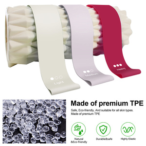 Fasce Elastiche TPE 3 Pezzi per Allenamento di Forza, Yoga, Fisioterapia, Stretching, Supporto Personalizzato per Fitness Domestico - Product Image 2