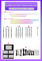 Bande lumineuse d'ambiance pour voiture, très vendue, pour BMW Série 3 F30/F31/F35 2013-2019, kit de mise à niveau intérieur décoratif LED multicolore