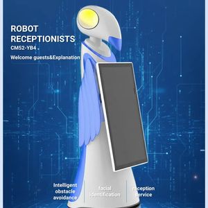 Robot Humanoide CMao, Robot de Limpieza Inteligente con <span class=keywords><strong>Inteligencia</strong></span> <span class=keywords><strong>Artificial</strong></span>, Navegación Lidar, Pantalla de 32 Pulgadas, para Recepción <span class=keywords><strong>en</strong></span> Salas de Exposiciones - Product Image 2