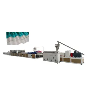 Multistrato PET PP onda tegola per tetto trasparente rotolo formatura fogli di plastica fabbricazione fabbricazione macchina linea