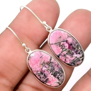 Orecchini Pendenti Vintage Rosa Testurizzati per Donne, Eleganti Gioielli di Moda - Product Image 5