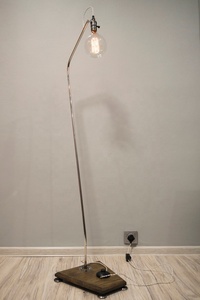Industrial <b>Copper</b> <b>Floor</b> <b>Lamp</b> Modern Standing Light For Living Room Home Decor - Product Image 2