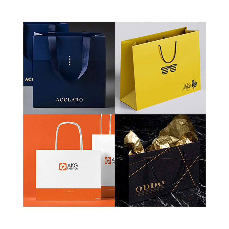 Custom Printed Wedding Gift Packaging Paper Bag Shopping Carry Bags Luxury  Paper Bags for Clothing Jewellery