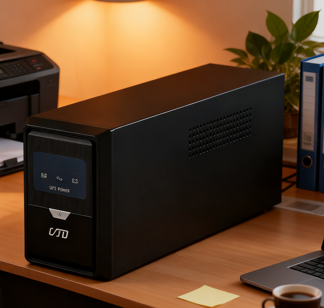 Line-Interactive UPS Power Supply Backup 1000VA 600W with Off-mode Charging Cold Start Intelligent CPU Control AVR Voltage