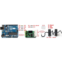 Placa de Conversión de Señal Mini UART TTLinker para Servo Feetech SCS009 TTL, Placa Feetech Ttlinker
