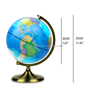 Globo giratorio OEM de 360 grados con diseño multicolor, la herramienta educativa más vendida para geografía y decoración del hogar - Product Image 2