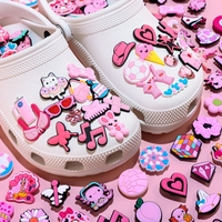 Breloques de chaussures en PVC Premium 2D, personnalisables, durables et sûres, accessoires de décoration pour sabots à motifs de dessins animés, ornements de chaussures tendance en gros, faible MOQ